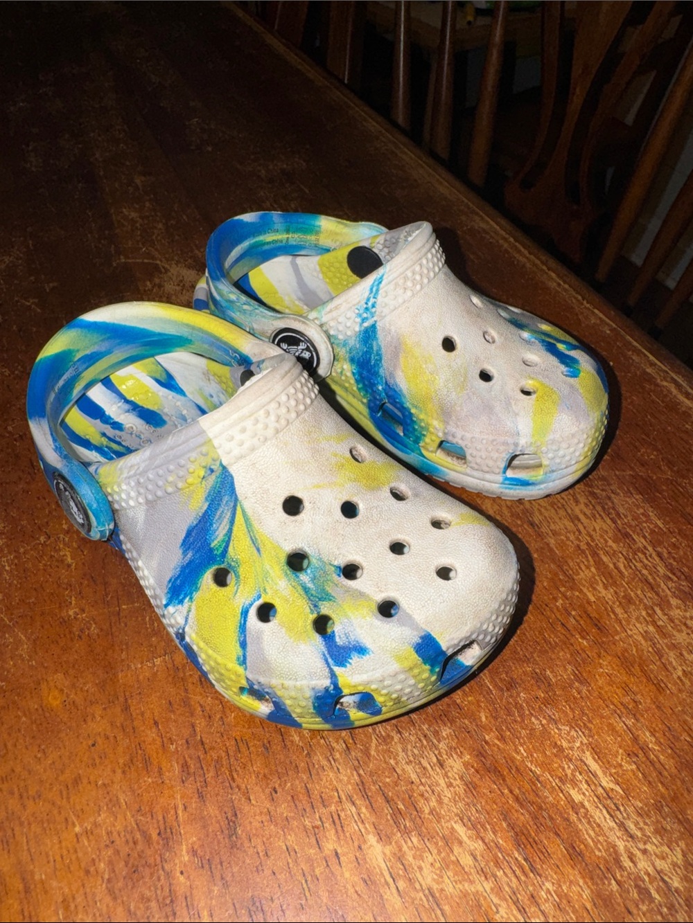 Toddler Tie-Dye Crocs